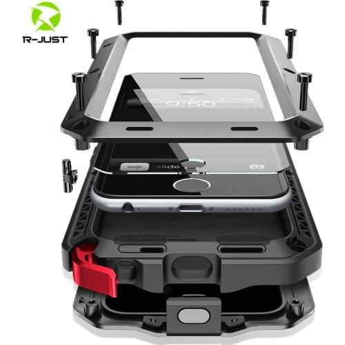 Outdoor Heavy Duty Doom Armor Shockproof Metal Case For iPhone XS MAX XR X 7 8 6 6S Plus 5 SE 5S 11 Dustproof Protection Cover