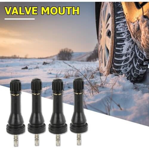 4Pcs TPMS Tire Pressure Monitoring System Anti-explosion Snap In Tire Valve Stems Snap In Tire Valve Stems Sensor
