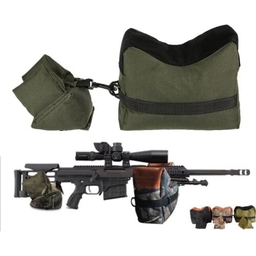 Military Sniper Shooting Rifle Bag Front Rear Sandbag Support Outdoor Hunting Photography Hunting Target Stand Gun Accessories