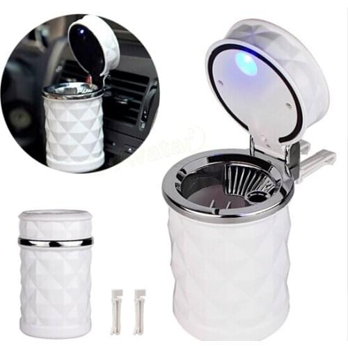 Universal Led Cigar Automobile Ashtray Cup Car Cigarette Ashtray Holder with Car Air Vent Mount