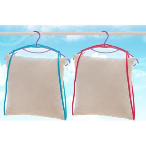 100pcs Balcony windproof frame fixed pillow Multifunctional pillow toys rack drying racks hanging racks Net Home Container