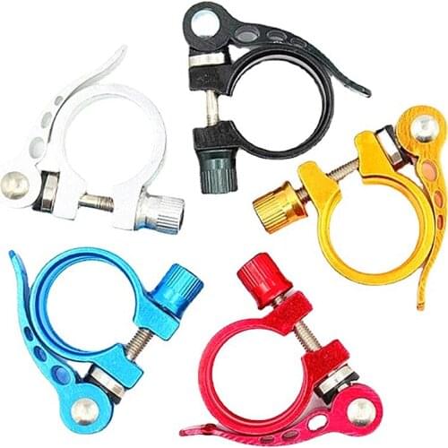 Bicycle Seatpost Clamp Aluminum Ultralight Quick Release Road Bike MTB Mountain Bike Seat Post Seat Post Clamp 31.8/34.9mm