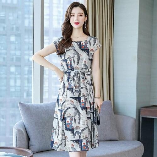 Genuine Silk Womens Summer Dress Female High Waist Dress Midi Dresses Ladies Elegant Woman Dress Vestido De Mulher Zjt2668