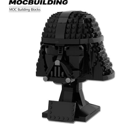 Star Movie Darth Figures Helmet Vader Statue Set MOC Model Building Blocks Toys For Children Creative Decorate Gifts