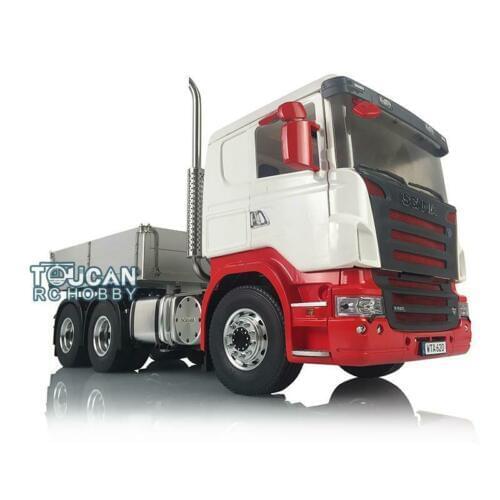 1/14 LESU RC Scan 6*6 Metal Chassis Car Hopper Painted Hercul 802A Cabin THZH0601-SMT2