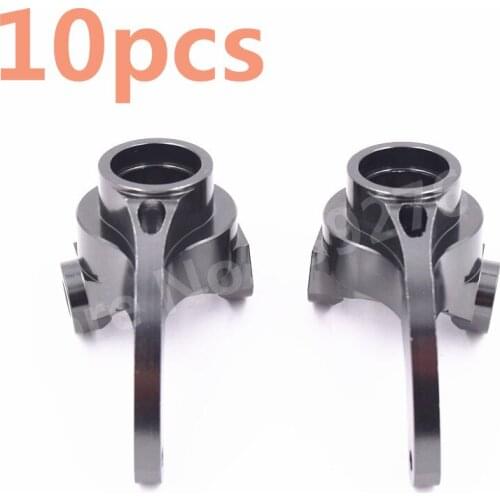 10Pcs Hobao RC Car Aluminum aAlloy OP Front Steering Hub Carrier(L/R) 89505 CNC For 1/8 Scale Models RC 8SC Remote Control Car