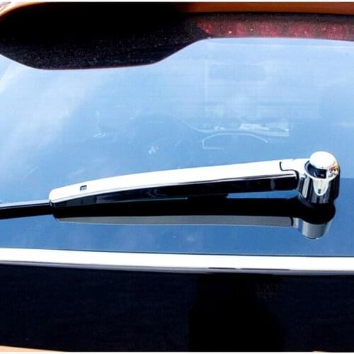 ABS Chrome For MG GS 2015 2016 2017 accessories car styling car rear Wiper strip Cover Trim sticker 2pcs