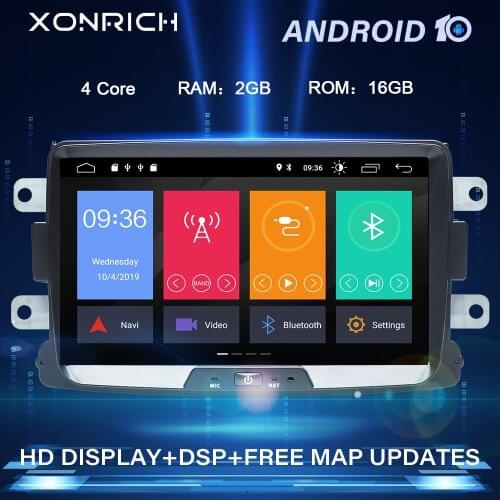 2GB IPS DSP 1 Din Android 10 Car Radio For Dacia/Sandero/Duster/Renault/Captur/Lada/Xray 2/Logan 2 Auto Multimedia Player Stereo