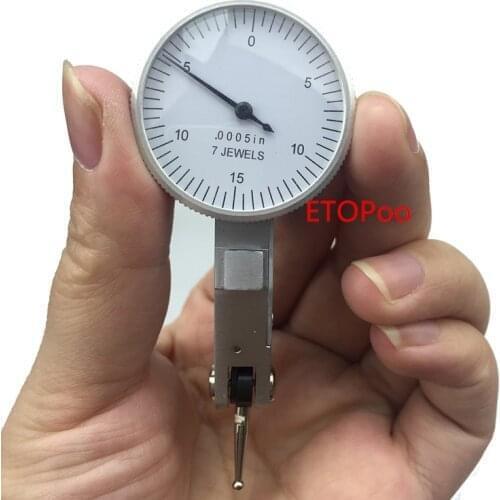 7jewels inch size 0.005inch dial tester indicator dial gauge meter