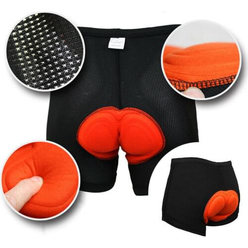 Breathable Cycling Shorts Mens Cycling Underwear Silicone Gel Pad Shockproof Bicycle Underpant MTB Road Bike Underwear Man Short