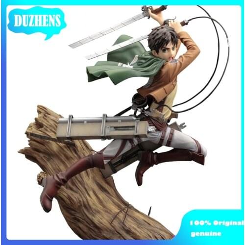 100% Original: Anime Attack On Titan Eren Jaeger 27cm PVC Action Figure Anime Figure Model Toys Figure Collection Doll Gift