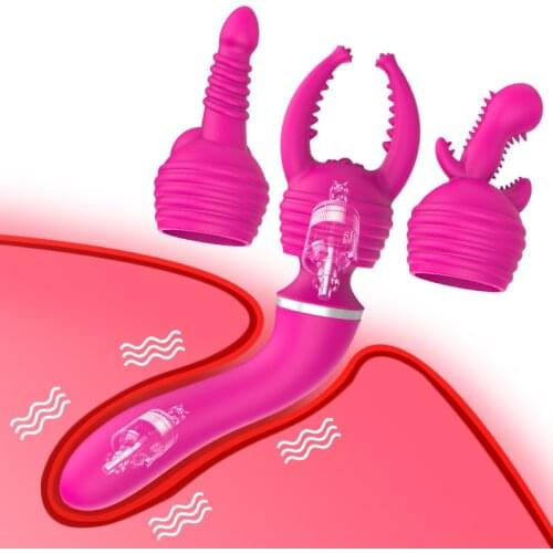 Powerful G-Spot Vibrator Orgasm Sex Toys Vagina Clitoris Stimulator Female Masturbation Dildo Adult Sex Products With 3 Heads
