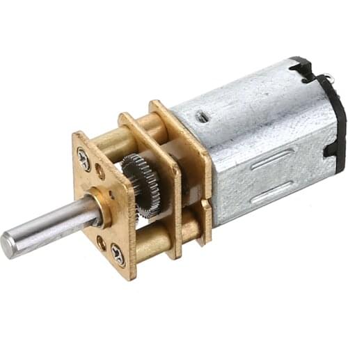 1pc N20 30/600/1000/1200RPM DC3/6/12V Micro DC Geared Motor Mayitr Powerful Metal Electric Deceleration Gear Reducer Motors 36mm