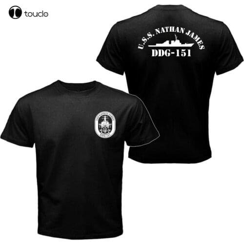 New The Last Ship Uss Nathan James Ddg-151 Us Navy Seal Tv Series T Shirt Men Two Sides Casual Cotton Gift Tee Tee Shirt S-5Xl