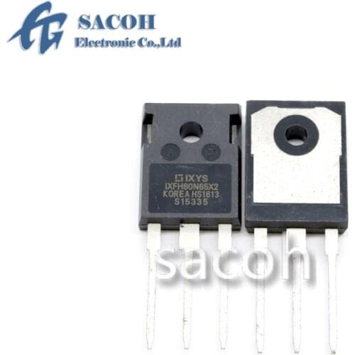 Free Shipping 10Pcs IXFH80N65X2 IXFH80N65X2-4 IXFH80N60X2A IXFH80N20Q IXFH80N20 IXFH80N23X2 TO-247 80A 650V Power MOSFET