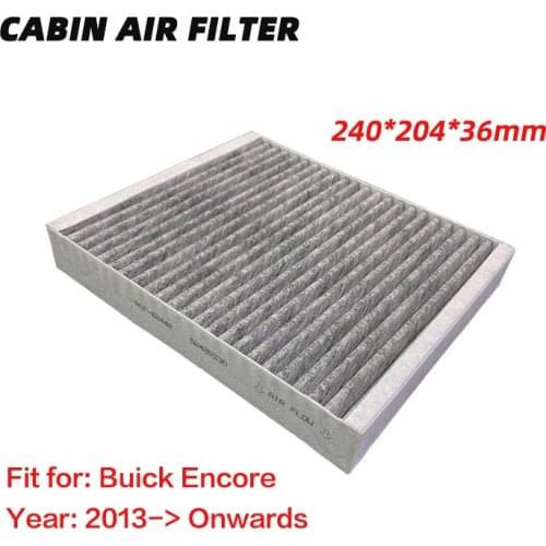 Cabin Air Filter for Buick Encore Activated High Carbon Pollen Air Filters Air Conditioner Filter (2013-Onwards)1 PC