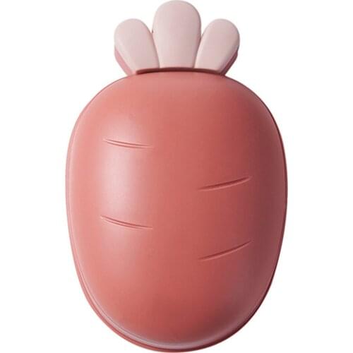 Shower Water Drying For Bathroom Carrot Soap Box Dish Plate Round Surface Delicate Container Household Supplies PP Travel Rack