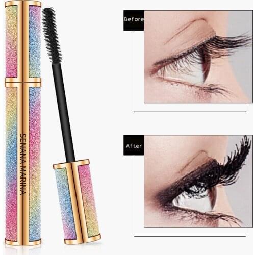 Star-filled Sky Mascara 4D waterproof professional make-up long curly thick eyelashes to extend the gloss of cosmetics