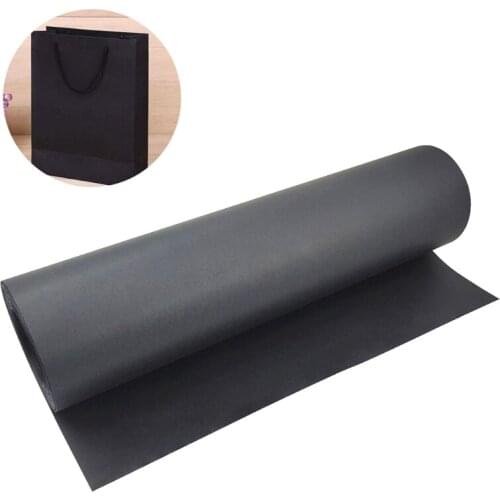 Black Flower Packaging Paper Floral Bouquet Gift Present Bag Wrapping Paper DIY 449E