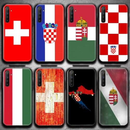 Hungary switzerland croatia flag Phone Case For OPPO Realme 6 Pro Realme C3 5 Pro C2 RENO2-Z A11X XT