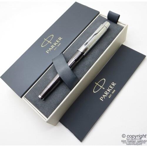 Parker IM Premium Custom Gray Roller Pen | İsme Special Gift Pen