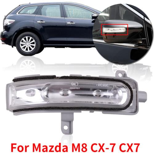 Kamshing Outer Rearview Mirror Turn Light Reflector Lamp For Mazda M8 CX-7 CX7 Flash Light Bump Light Turn Signal Lamp