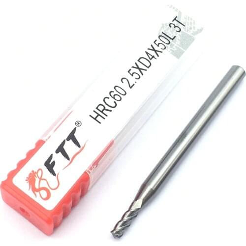1PC Mill Aluminium 2.5XD4X50L Extra Long HRC60 3Flute Tungsten Carbide Milling Cutter Mill End Endmills Tool CNC Lathe Cutter