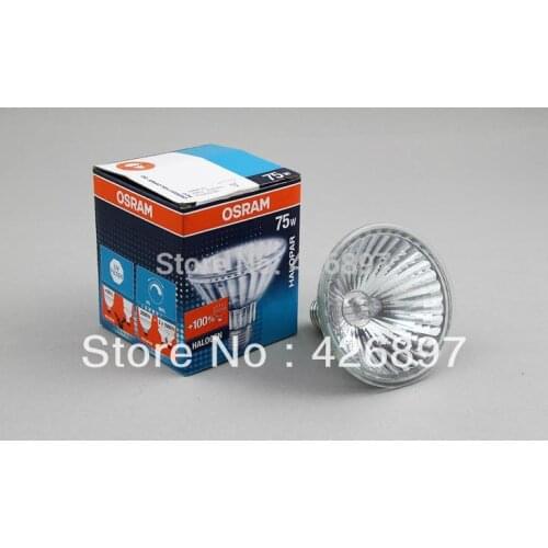 2pcs 64841 FL 75W HALOPAR 30 ALU halogen lamp 64841FL 230V E27/ES FLOOD 30 degree PAR30 220V-240V bulb