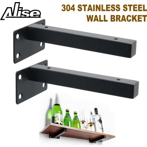 2pcs L Shelf Tripod bracket wall hanging right angle laminate fixed word partition shelf Bracket 304SUS Furniture Hardware