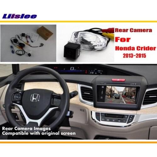 Car Rear View Back Up Reverse Camera For Honda Crider 2013 2014 2015 RCA Compatible Original Screen AUTO ccessories