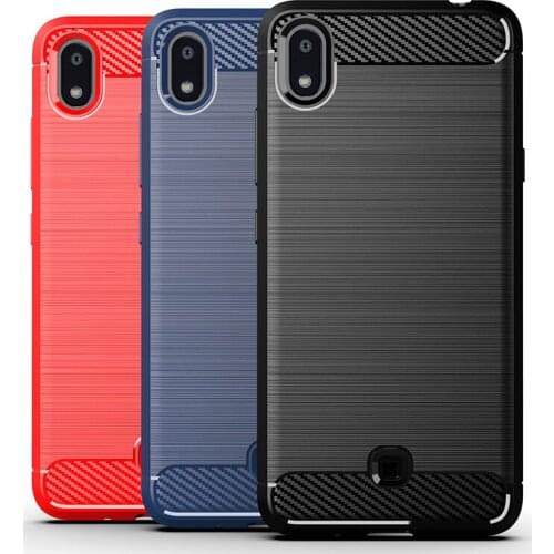 For LG K50s K50 Case Carbon Fiber Cover Full Protection Phone Case Cover Shockproof Bumper for LG Stylo 4 Plus 5 K10 K20 2019