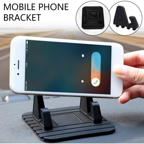 Black Mobile Phone Bracket Car Phone Holder Ornament Durability car accessories phone car holder durable Silicone firm quality