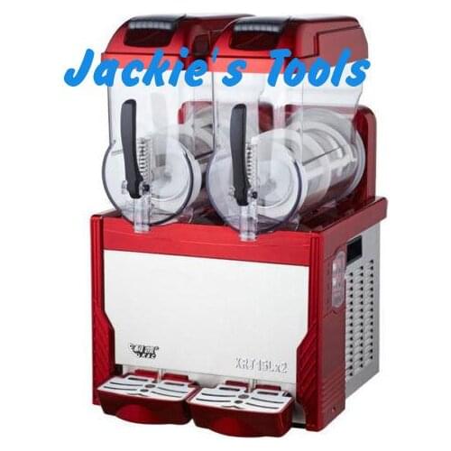 Commercial 2 Tank Frozen Drink Slush Slushy Making Machine Smoothie Maker 30L Top Quality
