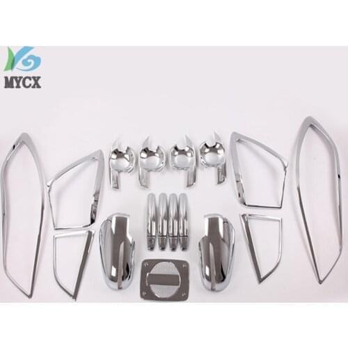 Chrome Kit Car Accessories For Suzuki S-cross scross SX4 2014 2015 2016 2017 2018 Car Styling 21pcs