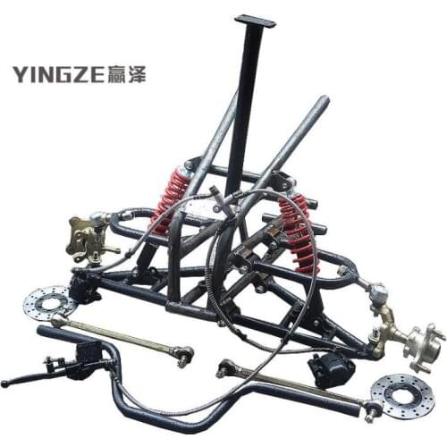 ATV GO KART KARTING UTV Buggy 110/10 Handlebar Front Steering Wheel Suspension Structure Support Swingarms With Shock Absorbers