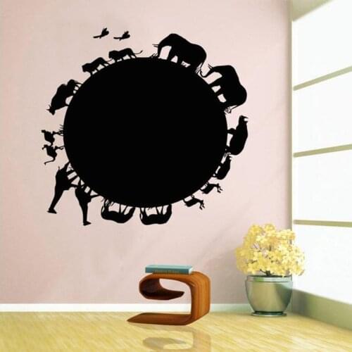 Earth Ecology Wall Decal African Wild Animal Home Decor Interior Designs For Office Vinyl Wall Stickers Art Creative Mural S341
