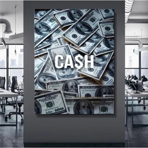 Wall Art Modular Money Dollars Cash Poster Cool Art Home Interior Decor Hd Print Picture Canvas Painting Livingroom Artwork Gift