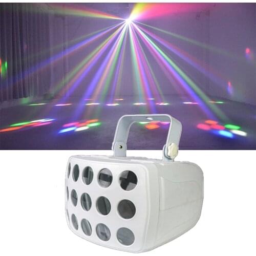 New Arrival Butterfly Light RGBW 2x15w 4in1 LED Beam Stage Lighting DMX Remote Control DJ Lights for Disco Music Dance Party