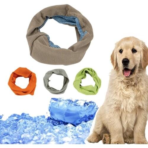 Pet Cooling Scarf Dog Breathable Instant Cool Down Collar Cool Technology for Summer Advanced Ice Gel Dog Ice Collar