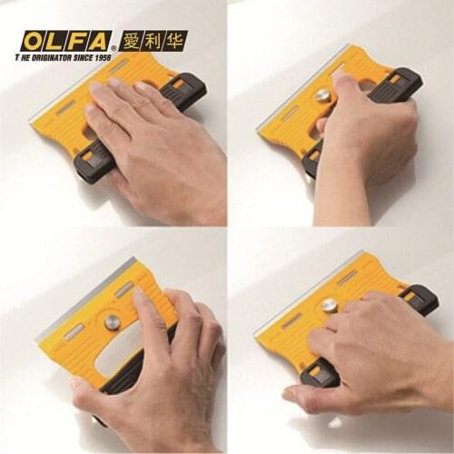 OLFA Ariva Japan imported hand-held glass cleaning stainless steel blade GSR-1