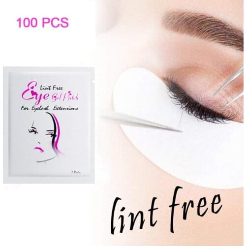 100/50 Pairs Eyelash Extension Under Gel Eyelash Pads Lint Free Patches Make-Up Tools Gel patches Eyes comestics TSLM1