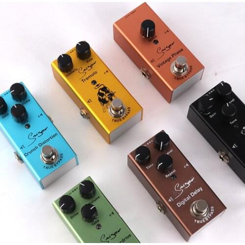 Smiger 1Pc JDF-01 Vintage Overdrive Kmise Pedal DV 9V Vintage Overdrive Guitar Effects Metal Green Electric Guitar Pedal