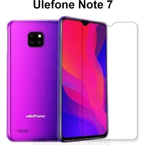 Tempered Glass For Ulefone Note 7 Screen Protector 9H Toughened Protective Mobile Phone film For Ulefone Note 7 Caseglass Cover