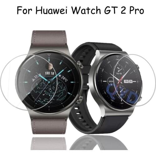 2PCS Screen Protective Film Water-proof Anti-Scratch Glass For Huawei Watch GT 2 Pro Smart Watch