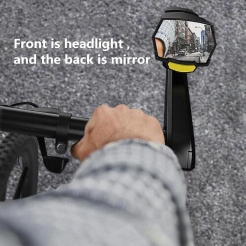 2 In 1 Scooter Rear View Mirror Headlight for Xiaomi M365 1S Pro Mi Pro 2 Motorbike Back Mirror Bike for Ninecot Max G30 Es2 Es4