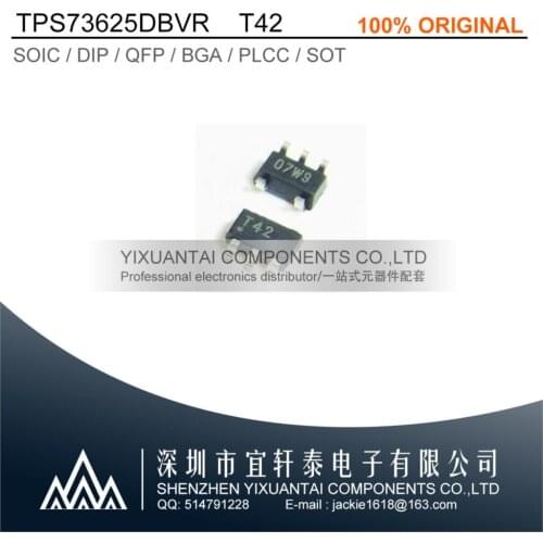 10pcs/lot 50pcs/lot 100pcs/lot Free shipping 100% original TPS73625DBVR TPS73625 73625 T42 SOT23-5