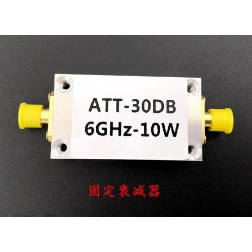 10W 30DB RF attenuator with fixed frequency attenuator