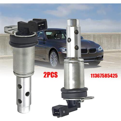 2Pcs VVT Solenoid Valve Control Valve for BMW 1 Series 135I 328I 335I 525I X3 X5 128I 328I N51 N52 N54 3.0L 11367585425