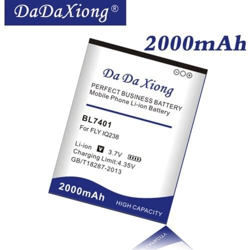 Da Da Xiong 2000mAh BL7401 Li-ion Phone Battery for FLY IQ238 Cell Phone Battery