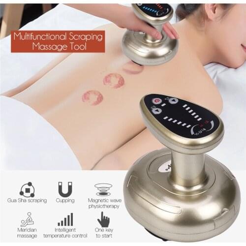 Electrical Gravitational Scraping Instrument Gua Sha Meridian Multifunction Stimulate Acupoint Detoxification Massage Tool